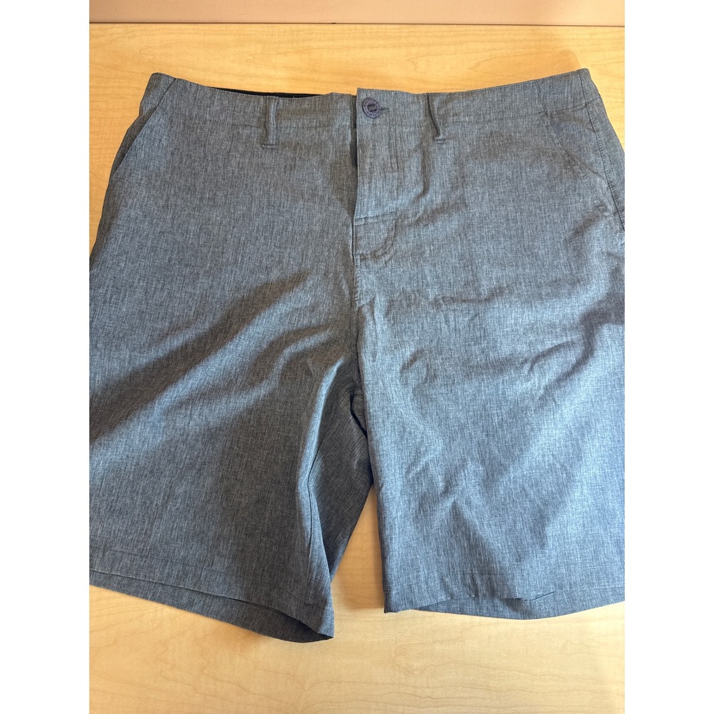 Salt Life SLX-QD Vapor Stretch Shorts Mens 38 Grey Hybrid Fishing Board Shorts
